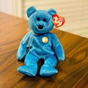 Ty Beanie Baby Classy Bear - Never Played With
